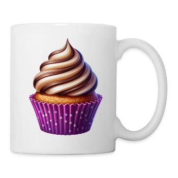 Vanilla and Chocolate Cupcake - Mug - white - Right