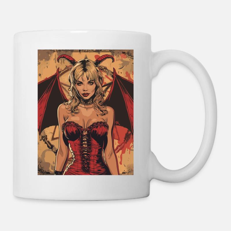 The Female Devil - Tasse - Weiß