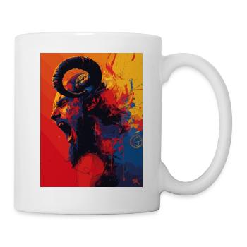 The Devil - Teufel colorful - Tasse - Weiß - Rechts