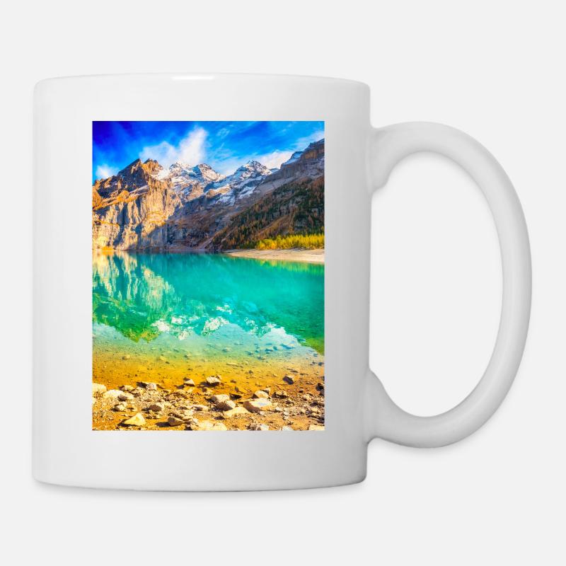 MOUNTAIN PARADISE - Mug - white
