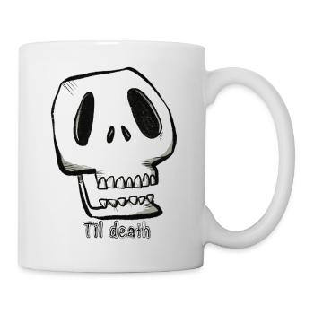 til death - Mug blanc - blanc - Droite