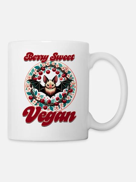 Berry Sweet Vegan - Tasse - Weiß