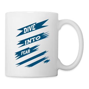 present idea facing fears bungee jumping locations - Tasse - Weiß - Rechts
