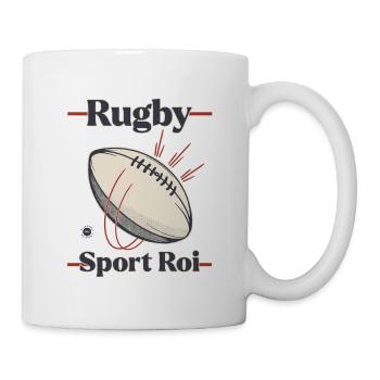 Rugby Sport King - vintage - Mug - white - Right