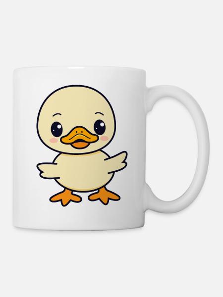 Entchen - Tasse - Weiß