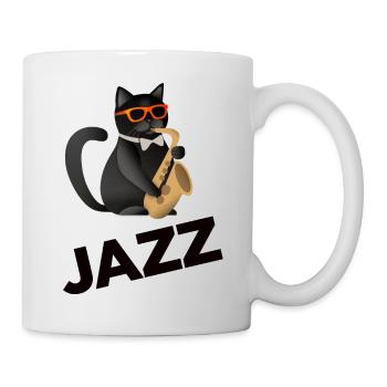 Jazz Cat Sax - Mug - white - Right