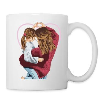 Un seul cœur - Mug blanc - blanc - Droite