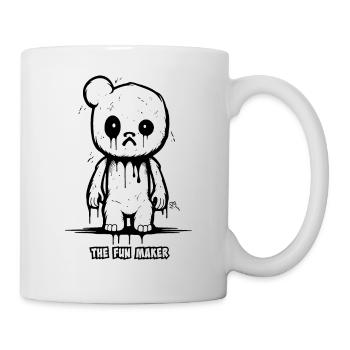 The Fun Maker - Creepy Bear - Tasse - Weiß - Rechts