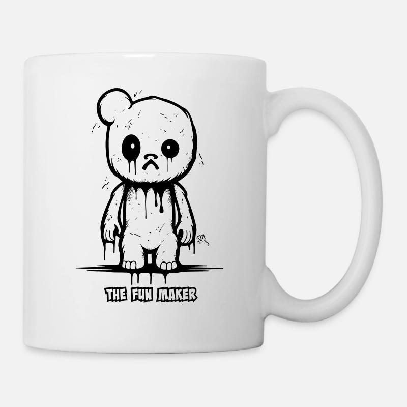 The Fun Maker - Creepy Bear - Tasse - Weiß