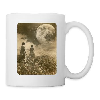 follow the moon - Mug - white - Right