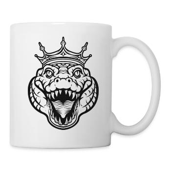 Sceptres et écailles - Mug blanc - blanc - Droite