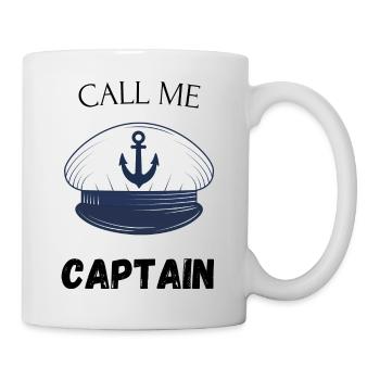 Call me the captain - Mug - white - Right