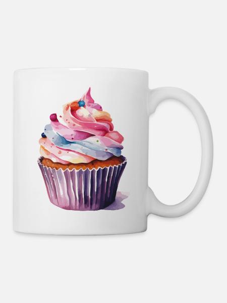 cupcake 2 - Tasse - Weiß