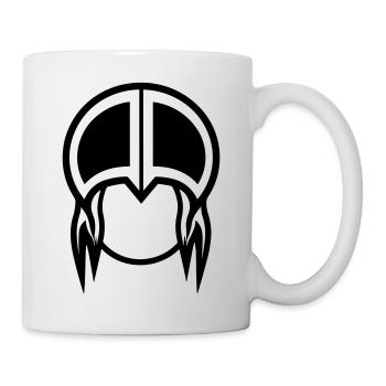 Wikingerhelm Krieger - Tasse - Weiß - Rechts
