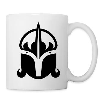Viking Helmet Warrior - Mug - white - Right