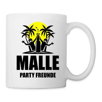 Malle Party Friends Holidays Mallorca - Mug - white - Right