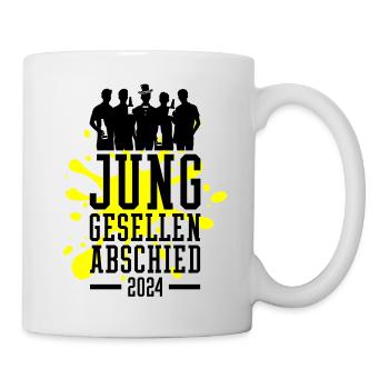 Junggesellen Abschied 2024 Bräutigam Jga - Tasse - Weiß - Rechts