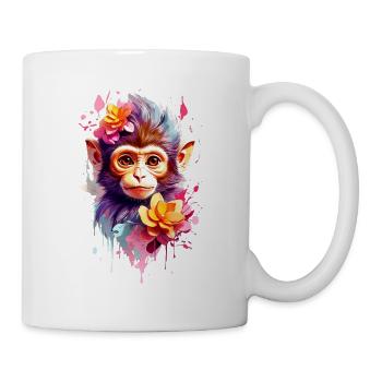 Monkey Monkey V1 24 08 - Mug - white - Right