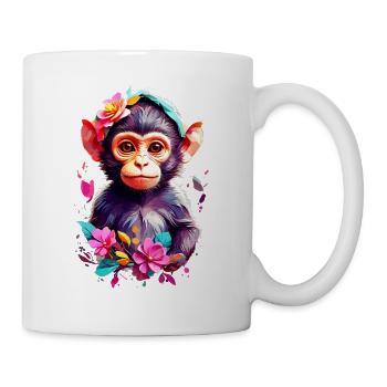 Singe Singe V1 24 16 - Mug blanc - blanc - Droite