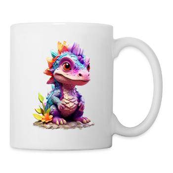 Dino Dinosaure V1 24 06 - Mug blanc - blanc - Droite