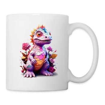 Dino Dinosaure V1 24 04 - Mug blanc - blanc - Droite
