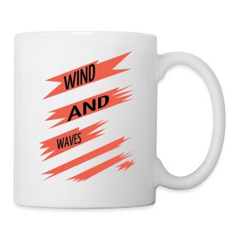 funny freedom adventures riding the wind - Mug - white - Right