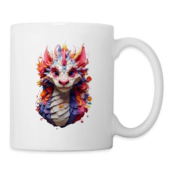 Drache Dragon V1 24 01 - Tasse - Weiß - Rechts