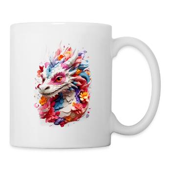 Drache Dragon V1 24 03 - Tasse - Weiß - Rechts