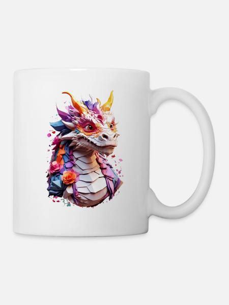 Dragon Dragon V1 24 05 - Mug - white