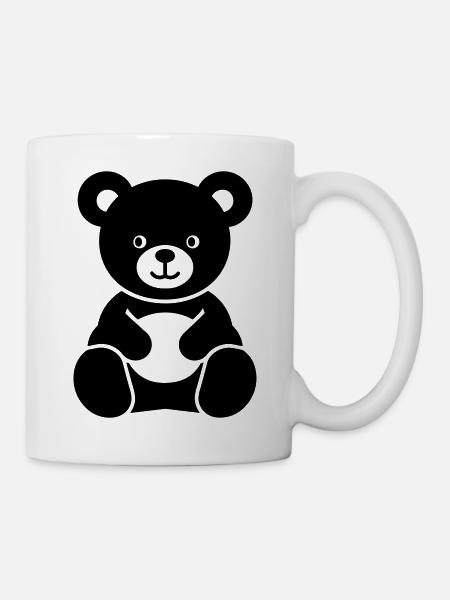 Teddybär - Tasse - Weiß