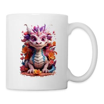 Drache Dragon V1 24 12 - Tasse - Weiß - Rechts