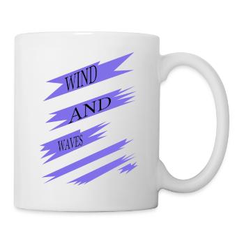 windsurfing competitions wind and waves liberation - Tasse - Weiß - Rechts