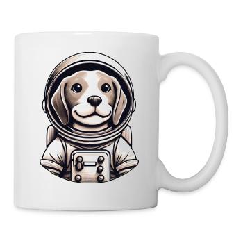 Aventure spatiale de l’astronaute Beagle - Mug blanc - blanc - Droite