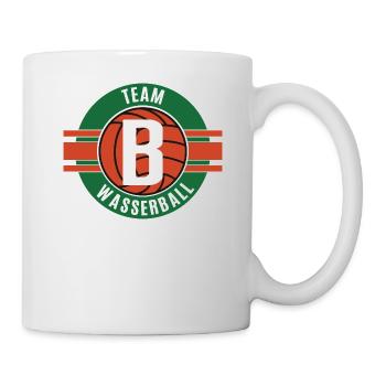 Wasserball Team B Mannschaft Turnier Outfit - Tasse - Weiß - Rechts