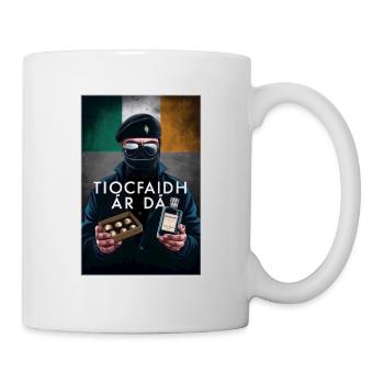 Irischer Vatertag - Tiocfaidh Ár Lá - Tasse - Weiß - Rechts