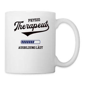 Physio Ausbildung Masseur Physiotherapeut Massage - Tasse - Weiß - Rechts