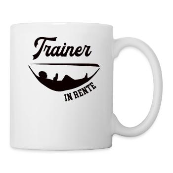 Trainer Rentner Rente Ruhestand Training Abschied - Tasse - Weiß - Rechts