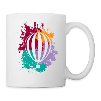 Vol en montgolfière Sky I Gift - Mug blanc - blanc - Droite