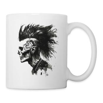 Scary Things - Skull Totenkopf - Tasse - Weiß - Rechts