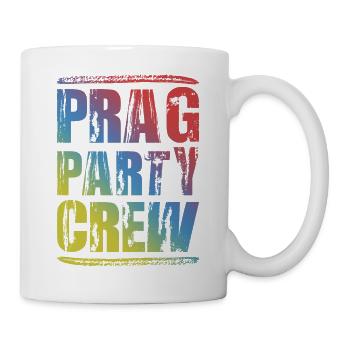 Prag Party Crew Bunt - Tasse - Weiß - Rechts