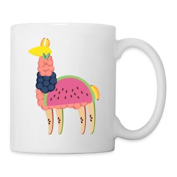 Good Mood Fruity Llama - Mug - white - Right