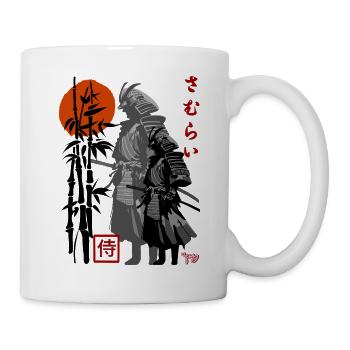Samurai - Tasse - Weiß - Rechts
