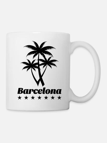 barcelona - Tasse - Weiß