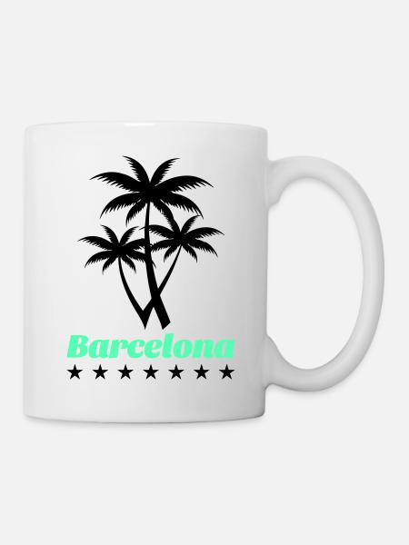 Barcelona - Mug - white