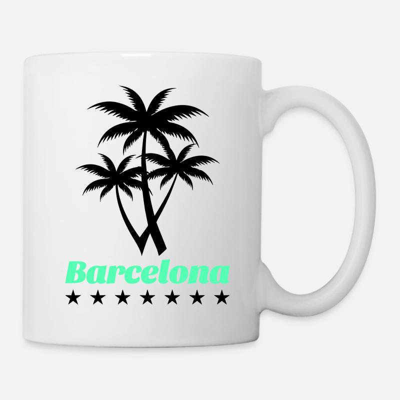 Barcelona - Mug - white