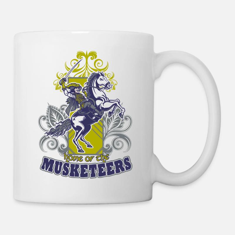 Musketiere - Tasse - Weiß