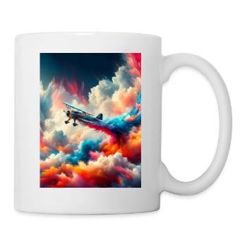 Aerobatic aircraft - Mug - white - Right