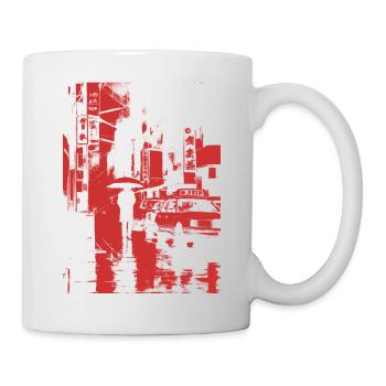 .point_city.Bezirk - Tasse - Weiß - Rechts