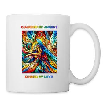 Guarded By Angels Guided By Love - Mug - white - Right