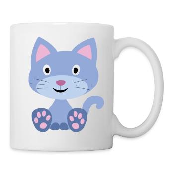 Children's cat clothing and accessories - Mug - white - Right